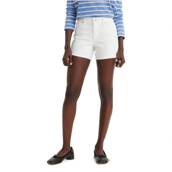 MID LENGTH WOMEN'S SHORTS white size 26 - Picture 4 of 16